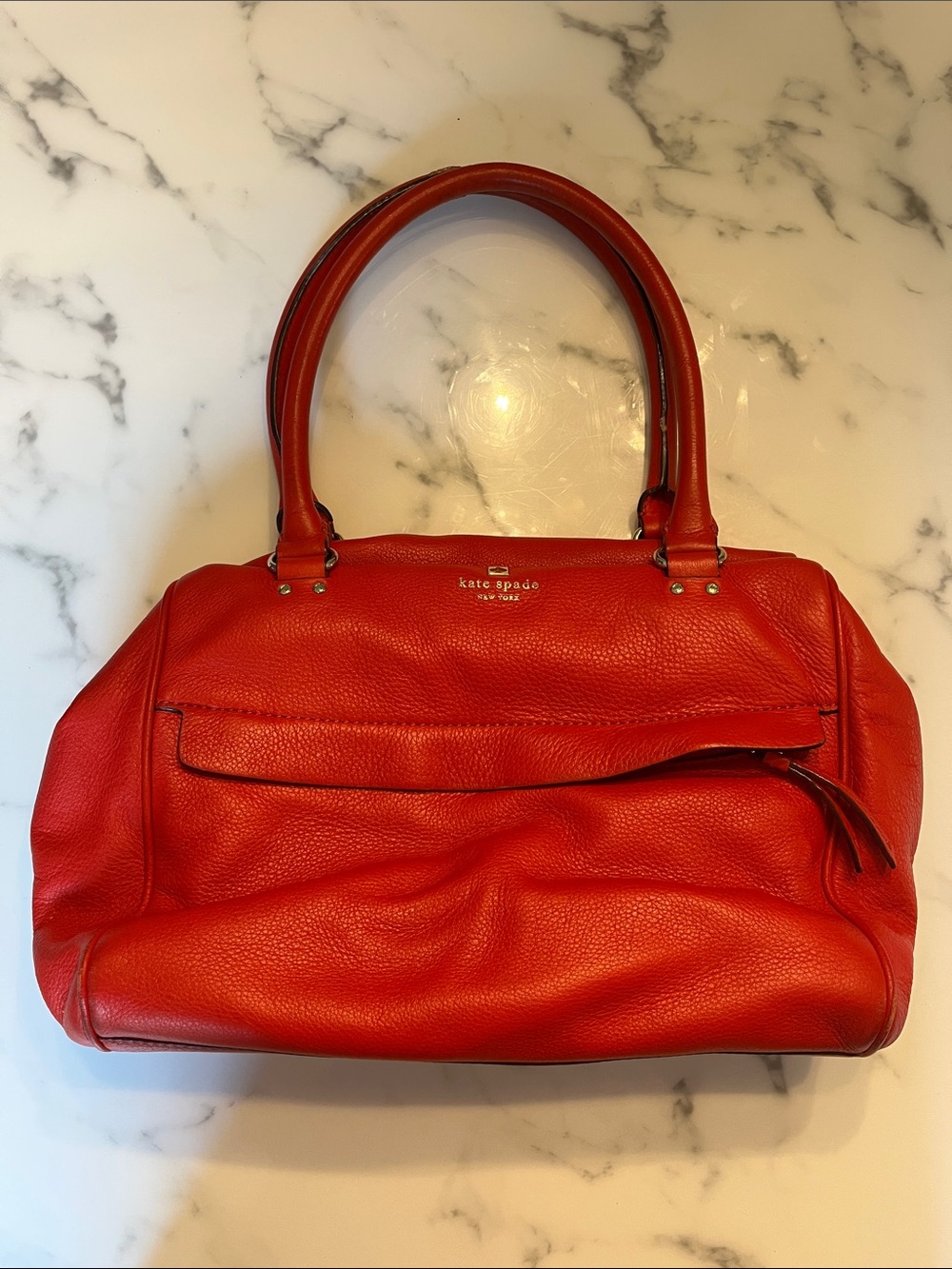 kate spade Red Leather Shoulder Bag